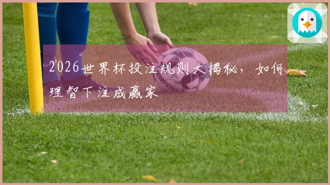 2026世界杯投注规则大揭秘，如何理智下注成赢家